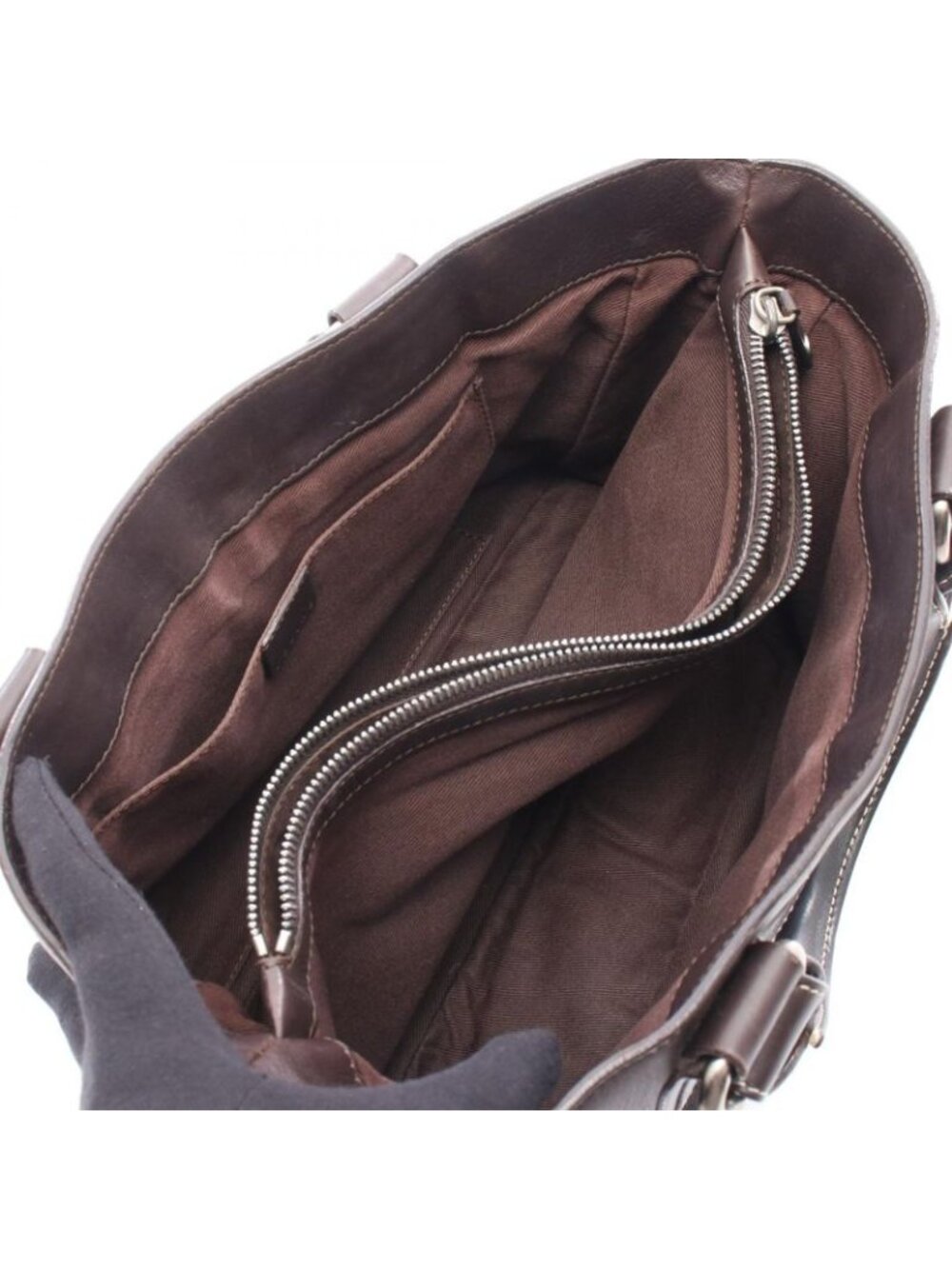 ★SOLD★ Celine Handbag Boogie Bag Dark Brown Leather B - Picture 3 of 8